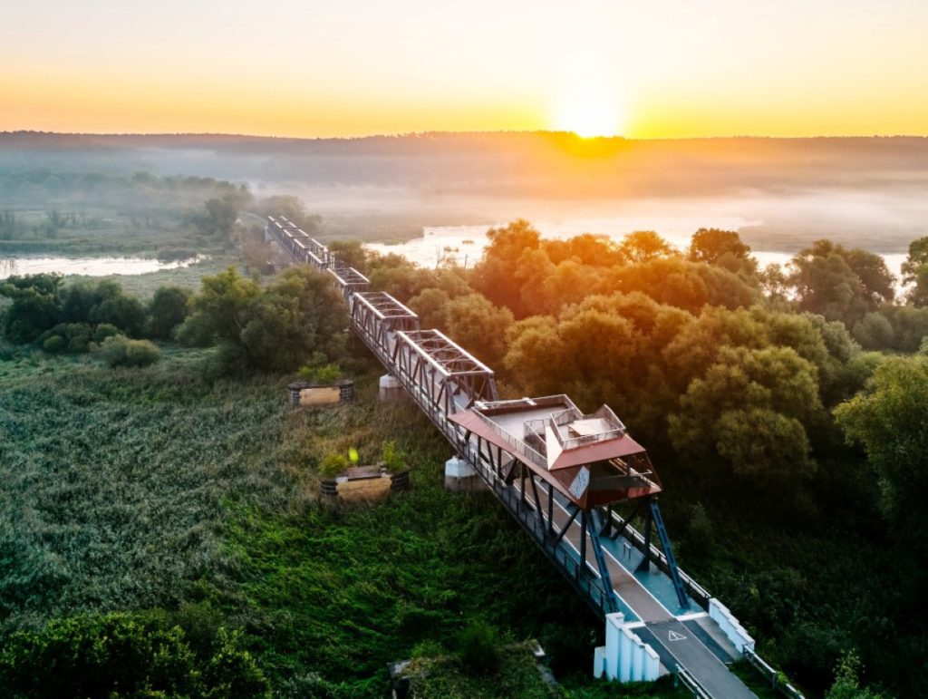 Most na nowej trasie rowerowej na Pomorzu Zachodnim
