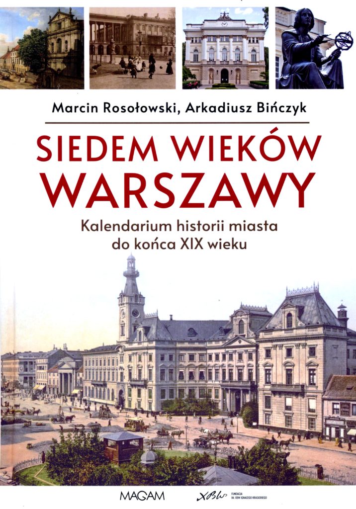 Okładka Kalendarium Siedem Wieków Warszawy