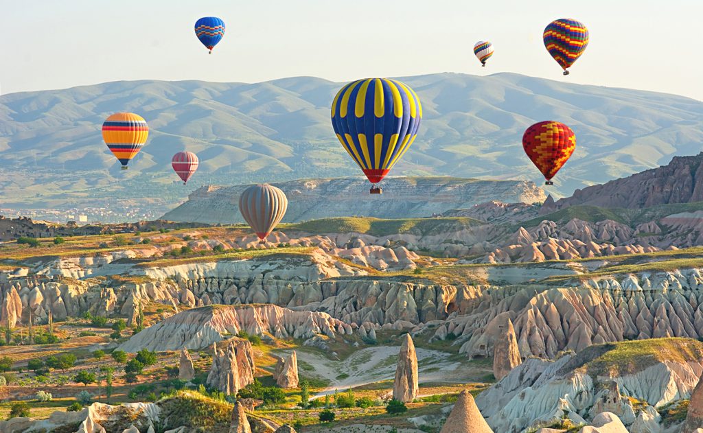 Balony nad Kapadocją w Turcji