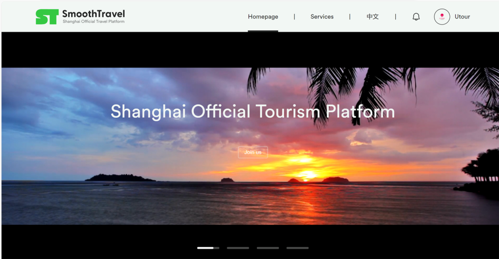 SmoothTravel - strona główna nowej platformy B2B Aviareps i Szanghaju