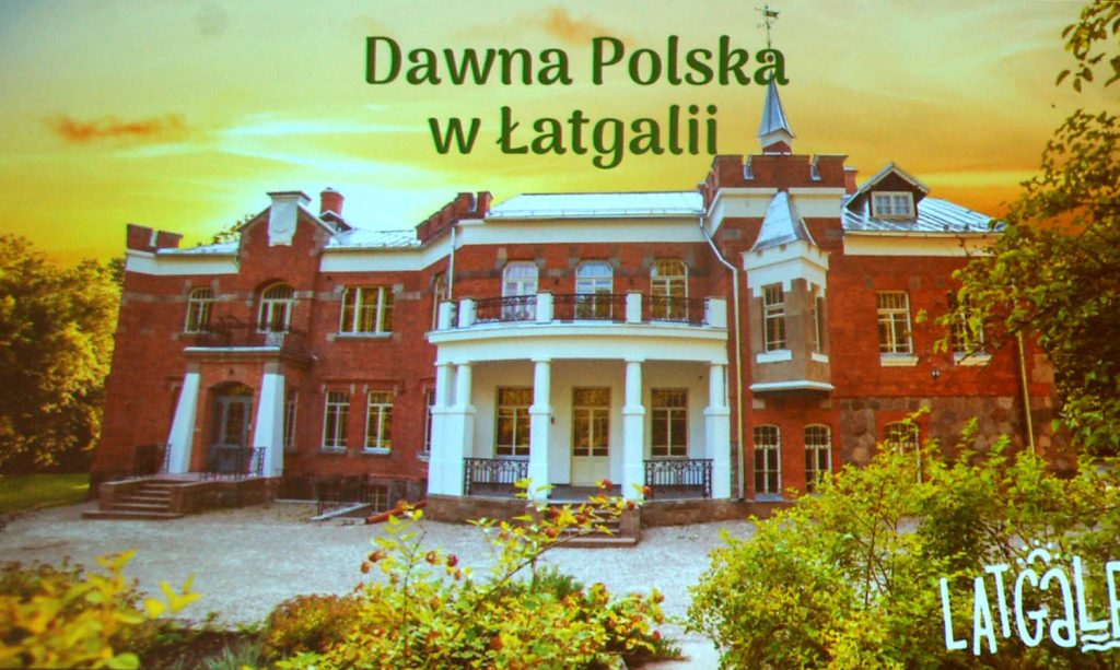 Czołówka prezentacji atrakcji turystycznych regionu Łatgalia na Łotwie.