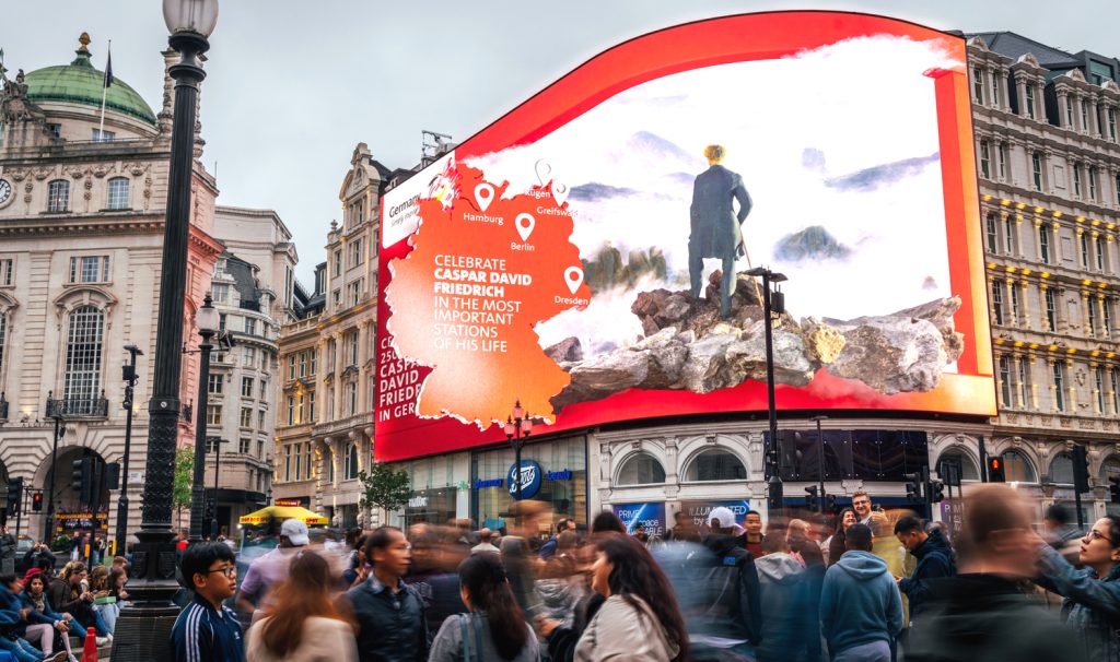 Plakat CDF w Londynie