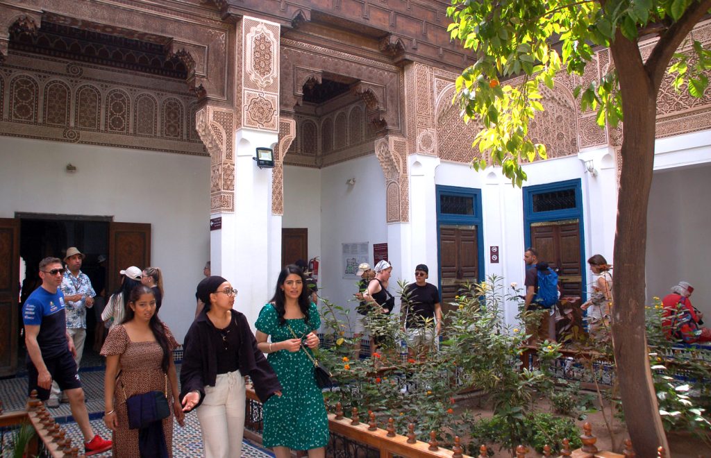 Pałac Al-Bahia w Marrakeszu, w Maroku