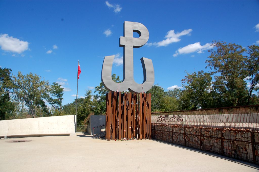 Kotwica Polski Walczącej w Parku Akcji "Burza" w Warszawie