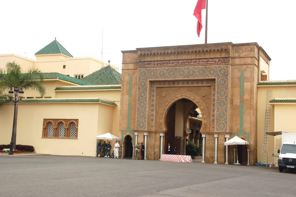 Rabat. Główna brama pałacu królewskiego.