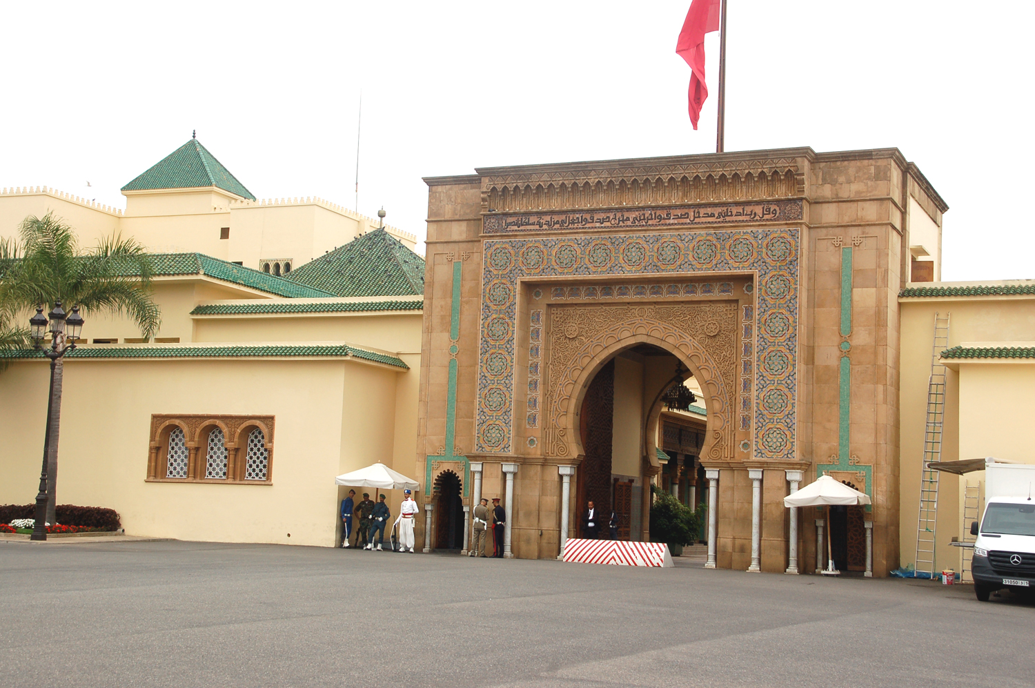 Rabat. Główna brama pałacu królewskiego.