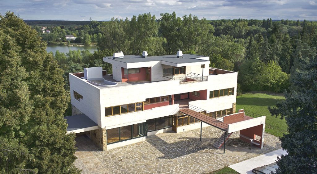 Willa Volmana, widok z lotu ptaka