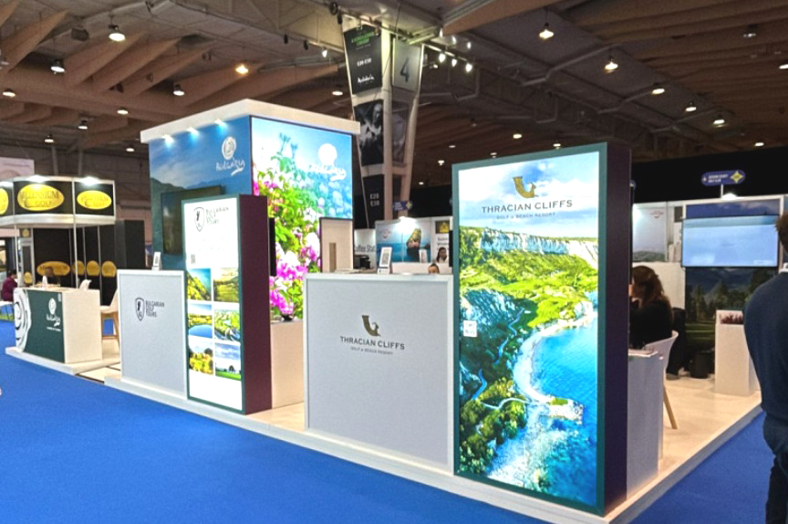 Stoisko Bułgarii na International Golf Travel Market w Lizbonie
