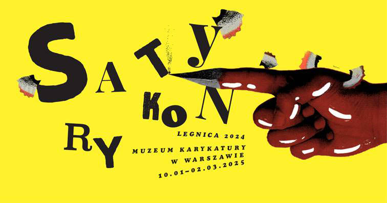 Plakat wystawy Satyrykon 2024