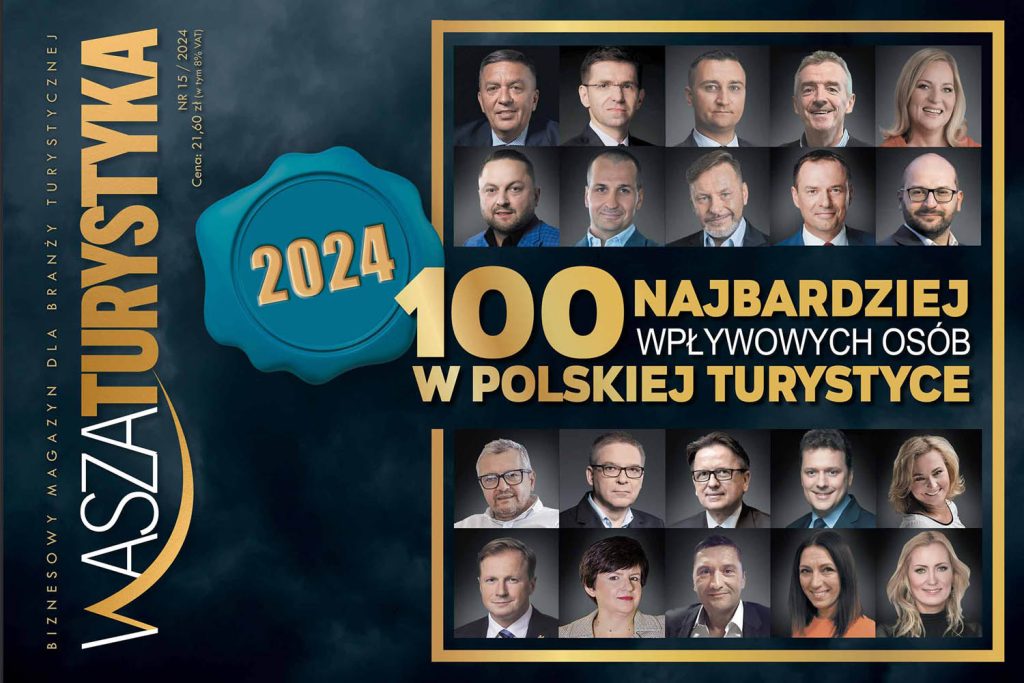 Baner ze zdjęciami pierwszych 20 osób na Liście 2024 roku.