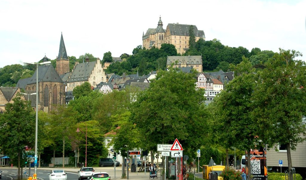 Marburg. Panorama miasta i Zamku Landgrafów. Fot. Cezary Rudziński