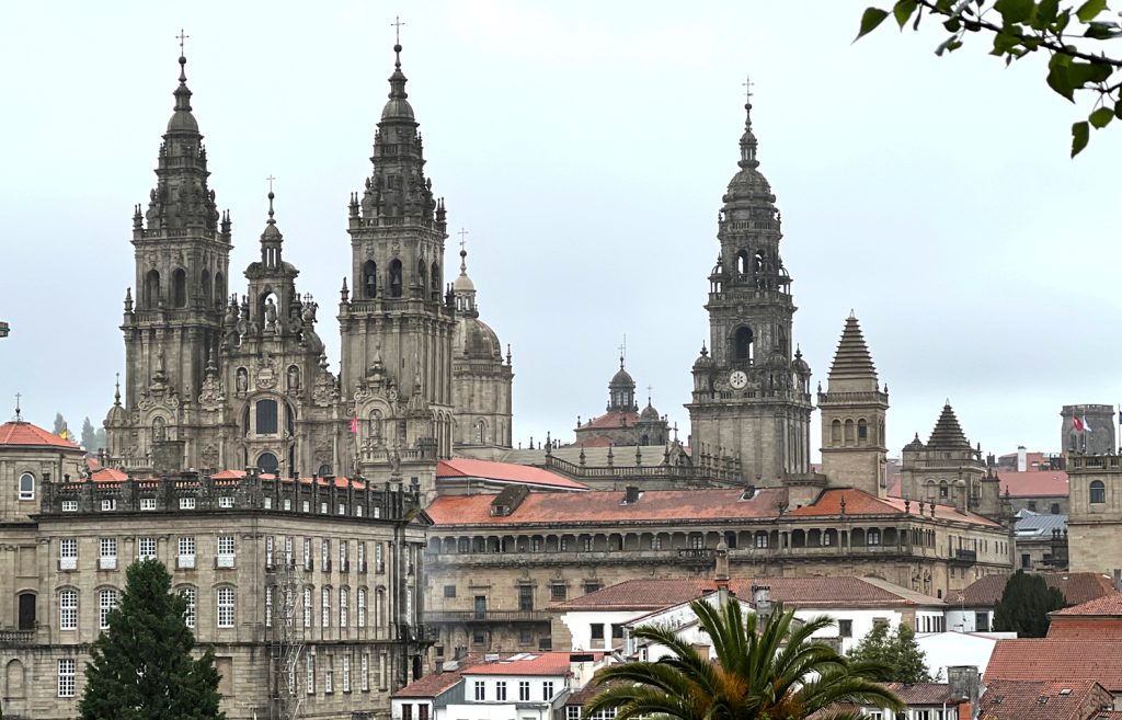 Santiago de Compostelo. Panorama Starówki z katedrą. Fot. Natalia Ilyina