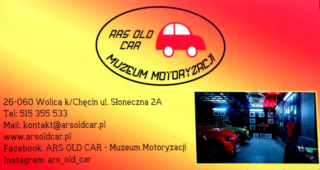 Tablica zapraszająca do muzeum. Fot. Cezary Rudziński