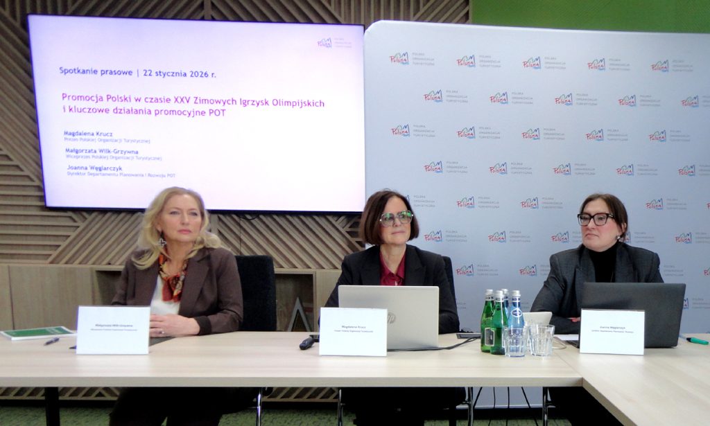 Spotkanie prasowe w POT. Przedstawicielki kierownictwa. Fot. Cezary Rudziński