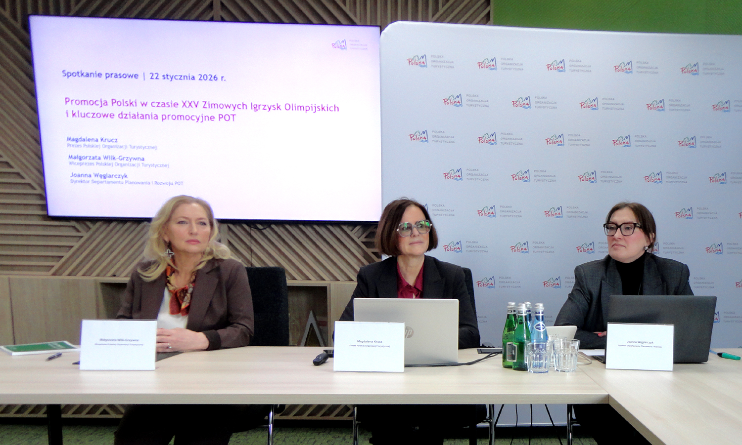 Spotkanie prasowe w POT. Przedstawicielki kierownictwa. Fot. Cezary Rudziński