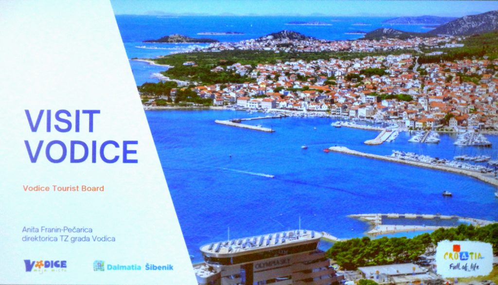 Czołówka prezentacji miasteczka Vodice