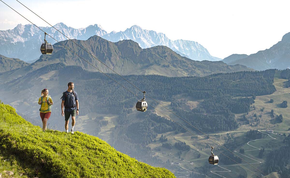Wędrówki piesze w Saalbach. Fot Karin Pasterer
