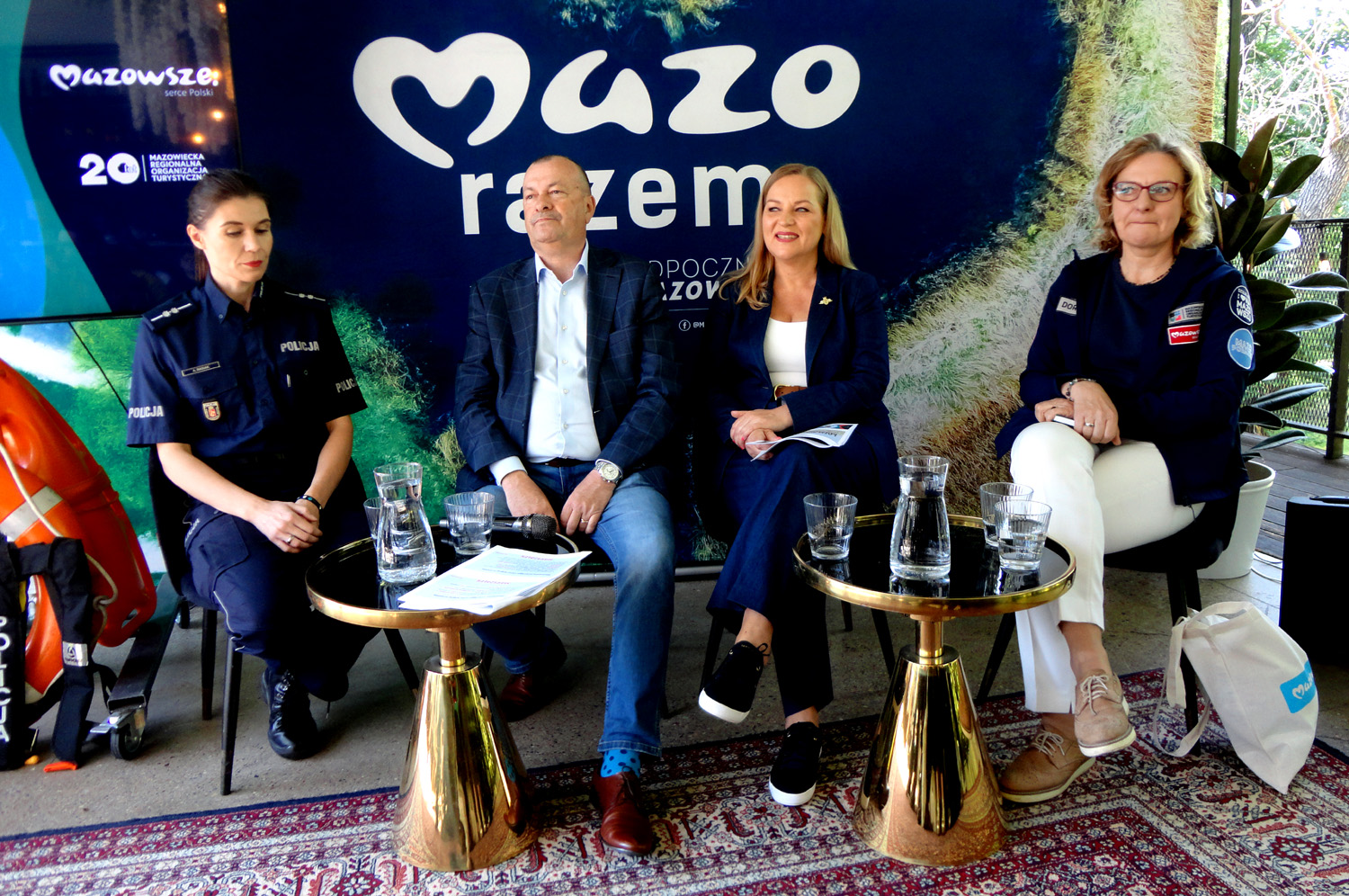 Prezydium konferencji prasowej MROT. Fot. Cezary Rudziński