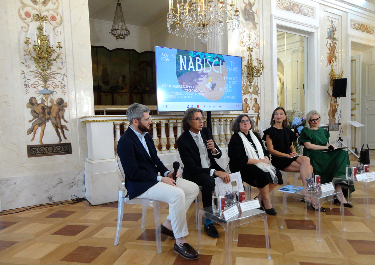 Konferencja prasowa przed otwarciem wystawy, Fot. Cezary Rudziński