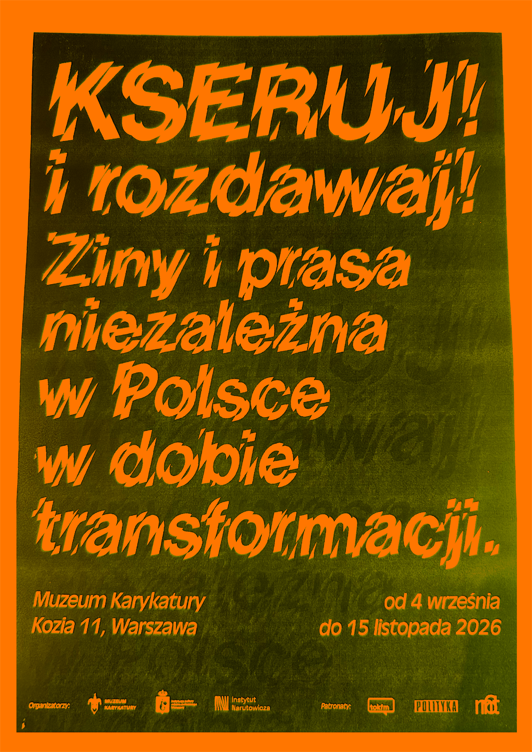 Kseruj i rozdawaj_plakat