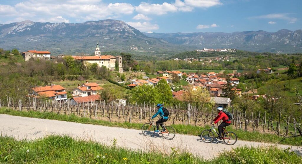 Rowerem przed Dolinę Vipavy/ fot. Jošt Gantar, źródło: www.slovenia.info